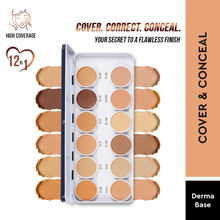C2P Pro Ultra HD 12 in 1 Camouflage Concealer Corrector Dermashield Cream Base Makeup Palette