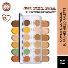 C2P Pro Ultra HD 12 in 1 Camouflage Concealer Corrector Supraemeshield Must Have Makeup Palette