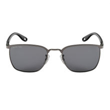 Royal Son Square Clubmaster Polarized UV Protection Black Men Sunglasses - CHI00131-C2