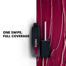 FLiCKA Set & Attack Liquid Lipstick Waterproof Easy Apply Intense Pigment - 14 Dark Night