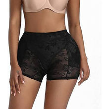 BRACHY Women Black Padded Butt Lifter Shapewear Butt Hip Enhancer Shaper Boy Short Brief