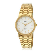 Timex Classics Analog White Dial Men's Watch (A303)