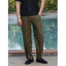 roar for good Green Men Hemp Pleated Breathable Soft Trouser