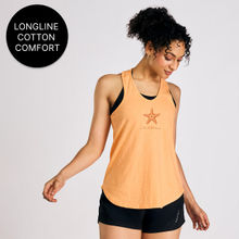 Kica Everyday Cotton Longline Tank Top With Back Detail For Women