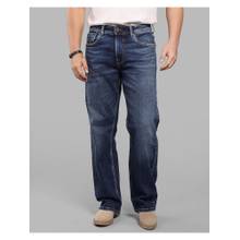 ROOKIES Dark Blue Mens Mid-Rise Loose Fit Stretch Contemporary Jeans (36)