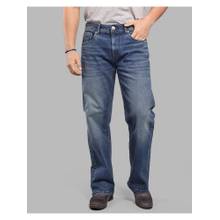 ROOKIES Med Blue Mid-Rise Loose Fit Stretch Soft Jeans