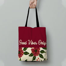 Crazy Corner Good Vibes Floral Tote Bag
