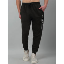 Cantabil Men Olive Green Solid Jogger