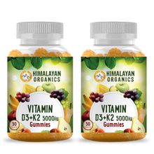Himalayan Organics Vitamin D3 k2 Gummies (5000iu)