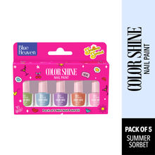 Blue Heaven Color Shine Mini Nail Polish Kit - Summer Sorbet