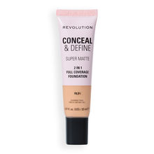 Makeup Revolution Conceal and Define Full Cover Tube Foundation