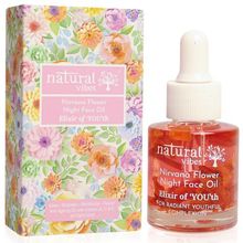 Natural Vibes Anti-Ageing Nirvana Flower Night Face Oil / Serum - Elixir of Youth
