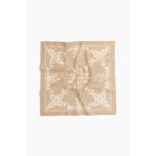 H&M Men Beige Cotton Neck Scarf