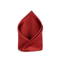 Van Heusen Men Red Solid Party Pocket Square