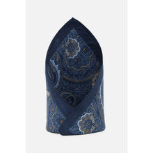 Van Heusen Men Navy Blue Floral Party Pocket Square