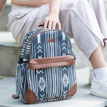 Maisha Adventurous Blue Compact Backpack Bag