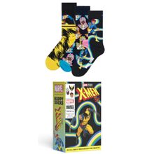 Happy Socks Unisex Multi-Color MARVEL X-Men Socks (Pack of 3)