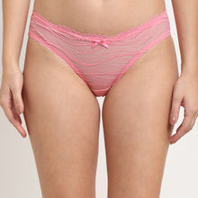 Makclan Sheer Intentions Lace Panty - Pink