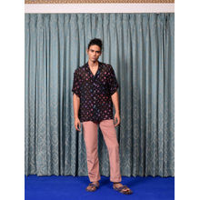 KOYTOY BY KYHAAN Bandhani Black Floral Printed Shirt