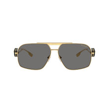 Versace Men UV Protected Grey Lens Irregular Sunglasses - 0VE226910028162