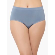 Wacoal B-smooth Low Waist Medium Coverage Solid Bikini Panty - Blue