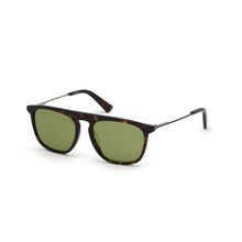 Diesel Rectangle Sunglasses with Green Lens for Unisex