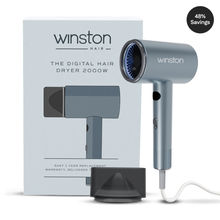 Winston Digital Smart Ionic Hair Dryer 2000 W Fast Drying with Led Display