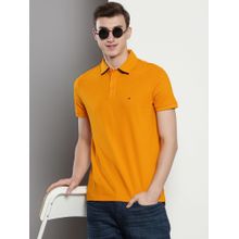 Tommy Hilfiger Menswear Mustard Polo T-Shirt