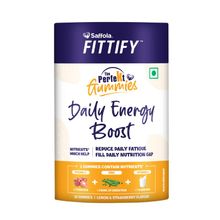 Saffola FITTIFY The Perfekt Gummies For Daily Energy Boost - Lemon & Strawberry Flavour