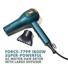 Alan Truman Force 7799 - 1800W Super Powerful AC Motor Hair Dryer - Jade Green