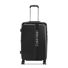 Calvin Klein MADISON AVE HS Black Color ABS Material Hard 20" Cabin Size Trolley (S)