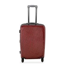 Calvin Klein MONOGRAM Red Color ABS Material Hard 24" Medium Size Trolley (M)