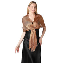 CrossKulture Copper Stoles for Evening Dress with Buckle