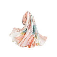 CrossKulture Women Multi-Color Printed Satin Scarf