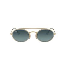 Ray-Ban 0RB3847N Blue Icons Oval Sunglasses (52 mm)