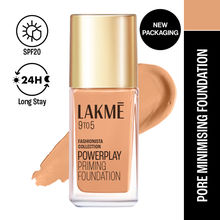 Lakme 9 To 5 Powerplay Priming Liquid Foundation, Built In Primer, SPF 25 , W240 Warm Beige
