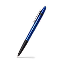 Fisher-Space Pen 4000Bbb-Bcl Bullet Ballpoint Pen With Matte Black Finger Grip & Clip Blueberry