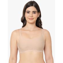 Wacoal New Normal Padded Non-Wired Full Coverage Bralette Bra Beige