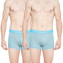 BODYX Pack Of 2 Fusion Trunks In Blue Colour