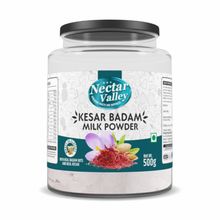 Nectar Valley Kesar Badam Milk Powder, Nutritious, Healthy & Refreshing, Makes 30 Glasses
