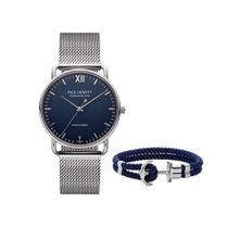 PAUL HEWITT Dial Color Blue Men'S Watches with Bracelet - Ph-Set-0389-L (Medium)
