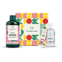 The Body Shop Lather & Slather British Rose Gift set