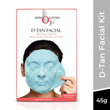 O3+ D-TAN Facial Kit with Peel Off Mask for Tan Removal & Pigmentation | Suitable for All Skin Types