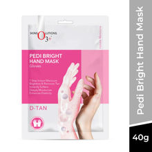 O3+ Pedi Bright Hand Mask Gloves for Instant Manicure - Brightens, Hydrates & Removes Tan