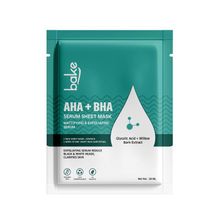 Bake Aha + Bha Serum Sheet Mask For Pigmentation, Pimples & Glowing Skin