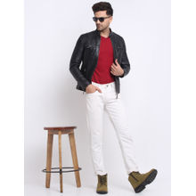 Teakwood Genuine Leathers Mens Jacket Black