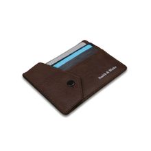 Smith & Blake Unisex Pu Solid Brown Wallet