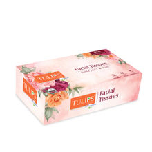Tulips Premium Facial Tissue Paper Box