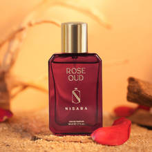 NISARA Rose Oud - Unisex Perfume For Men & Women,Eau De Parfum,Long Lasting Rose & Amber Fragrance
