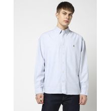 GAP Blue Men's Button-Down Full Sleeve Shirt